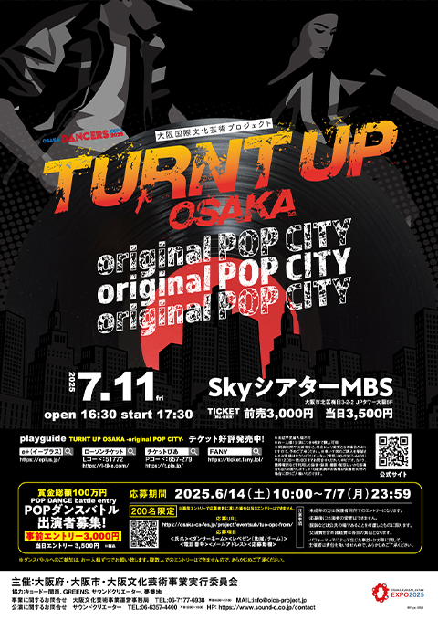 TURNT UP OSAKA - original POP CITY -